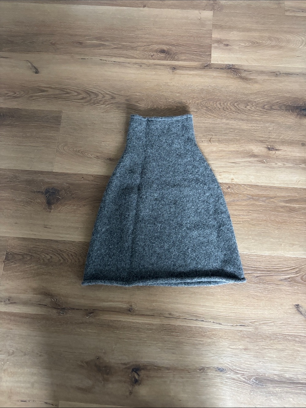 Capelet Gray Wool Blend